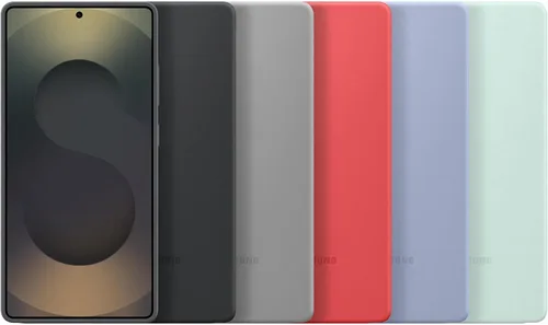 Vista 6 de SAMSUNG Funda de silicona para Galaxy S25 Ultra, funda protectora, variedad de colores, agarre suave, diseño duradero, ajuste cómodo, versión Negro