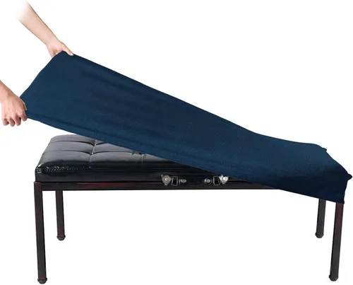 Vista 10 de SINOSSO Funda de terciopelo suave para banco de piano para 2 personas, (27.5"- 36.5") L x (12"- 16") A rectángulo elástico lavable funda protectora