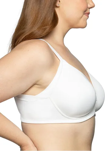 Vista 2 de Vanity Fair Brasier inalámbrico de figura completa para mujer, alisado lateral extendido y espalda, copas ligeramente forradas hasta DDD