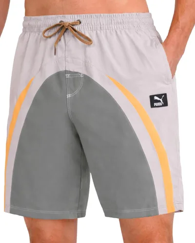 Vista 11 de PUMA Traje de baño para hombre, secado rápido, rendimiento atlético, entrepierna de 8 pulgadas, con forro de compresión de malla