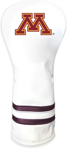 Vista 7 de Team Golf NCAA Funda para Cabeza de Palo de Golf Fairway Vintage Blanca, Diseño que se Ajusta a la Forma, Diseño Retro