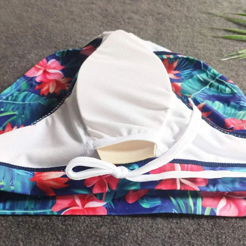 Vista 6 de UXH Traje de baño para hombre, con relleno, sexy, para natación, playa, surf, natación, traje de baño