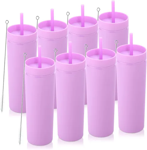 Vista 13 de Volhoply Vasos delgados de plástico de 20 onzas