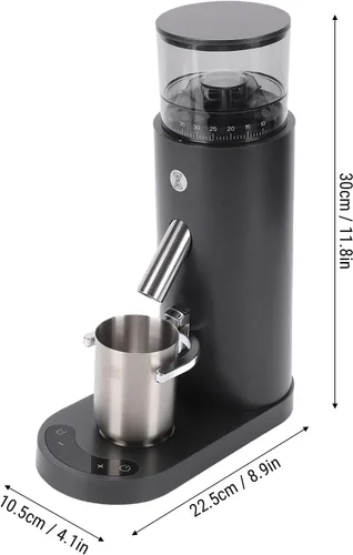 Vista 8 de Yoidesu Molinillo de café eléctrico, eléctrico, portátil, pequeño, silencioso y ajustable, 20 ajustes de molienda para expreso, moka, verter, prensa
