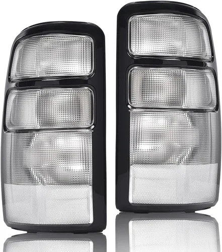 Vista 21 de G-PLUS Juego de luces traseras con bombilla, compatible con Chevy GMC C/K 1500 2500 3500, se ajusta a Chevy Silverado 1988-1999, se ajusta a Chevy