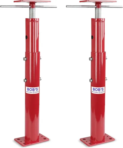 Vista 12 de BISupply Gatos de casa para nivelar espacios de arrastre 1 paquete - 12 a 16 pulgadas de viga de soporte ajustable para zócalo de sótano - Gato