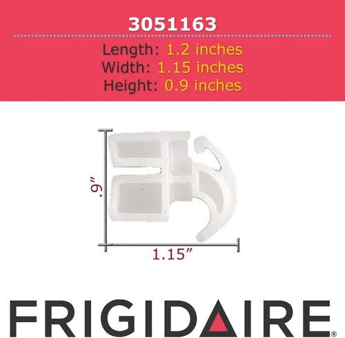 Vista 2 de Frigidaire 3051163 - Funda deslizante para cajones, color blanco