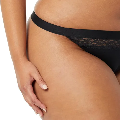 Vista 6 de Tienda Essentials Ropa interior de algodón y encaje para mujer paquete de 4