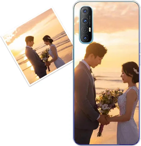 Vista 41 de Funda personalizada compatible con Oppo A1 Pro, fundas de teléfono personalizadas con imagen de foto, imagen de texto, cubierta transparente