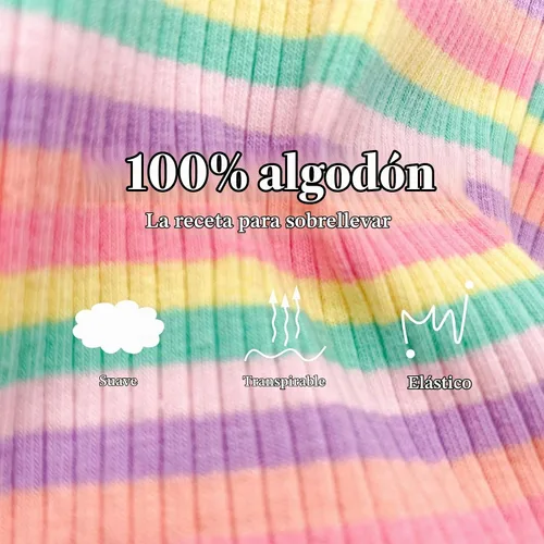 Vista 5 de Lindo vestido de perro para perros pequeños y niña, ropa de cumpleaños, ropa de primavera y verano, trajes de perro, arco iris, colorido, a rayas