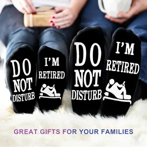 Vista 4 de Calcetines con texto en inglés "Do Not Disturb I'M Gaming", ideas de regalo para hombres, Día de San Valentín, niños, regalo para hombre, papá, padre