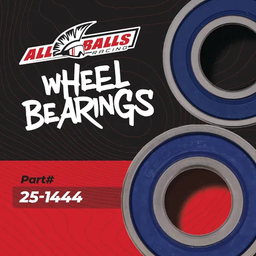 Vista 2 de All Balls Racing 25-1444 Kit de rodamientos de rueda compatible con/reemplazo para Kawasaki Yamaha