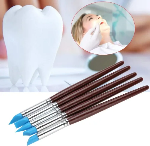 Vista 9 de wosume Cepillo de silicona para dientes, suave y práctico, cepillo de cemento compuesto, para eliminar la suciedad, oclusal