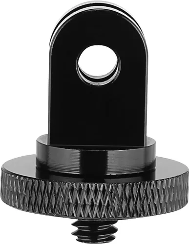 Vista 5 de Paquete de 6 adaptadores de trípode de cámara de aluminio de 1/4 "-20, compatible con cámaras de acción GoPro e Insta360, adaptador de montaje