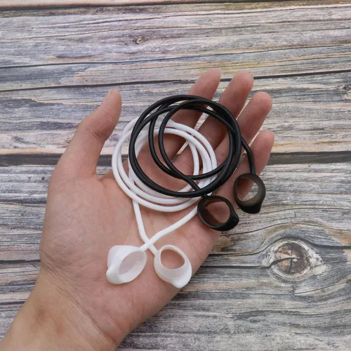 Vista 5 de Create idea 2 uds auriculares inalámbricos silicona anti-pérdida correa compatible con Galaxy Buds/Buds Plus auriculares correas auriculares
