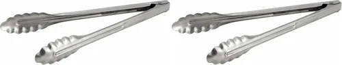 Vista 5 de Winco Pinza utilitaria de acero inoxidable pesado con resorte en espiral, 9 pulgadas