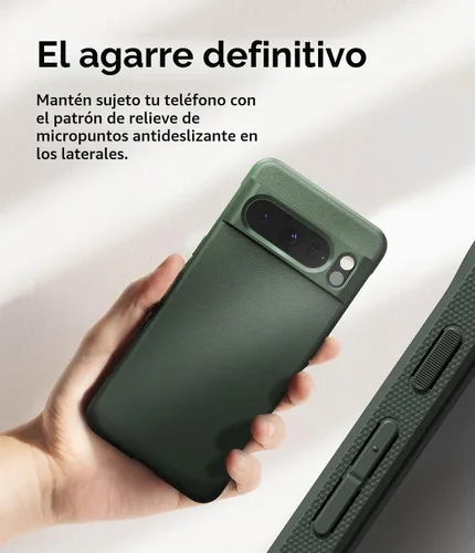 Vista 6 de Ringke Onyx - Funda compatible con Google Pixel 8 Pro [verde oscuro] + vidrio compatible con Google Pixel 8 Pro