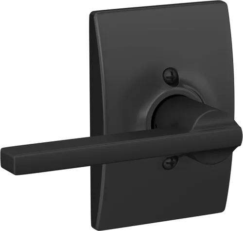 Vista 49 de Schlage F51A LAT 716 Latitude - Manija de puerta con bloqueo de entrada con llave, en acabado de bronce envejecido