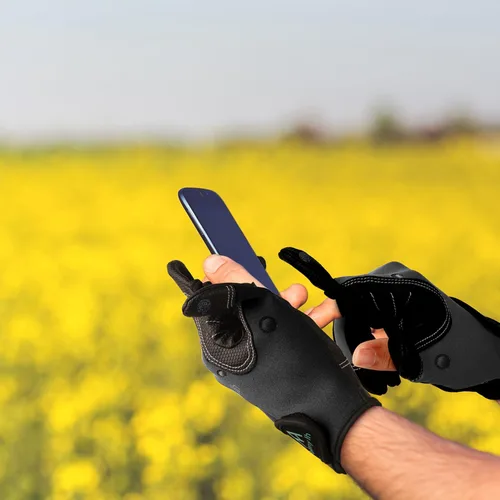 Vista 5 de Palmyth Guantes de pesca de neopreno para hombres y mujeres con 3 dedos sin puntas, flexibles, ideales para fotografía, pesca con mosca, pesca