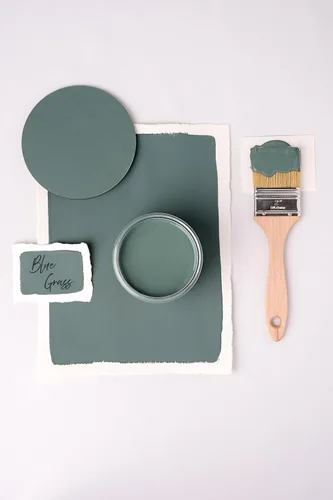 Vista 290 de Pintura para muebles con acabado de tiza Dixie Belle Paint Company - Amatista (4oz) - Pintura mineral de tiza chic púrpura profundo mate