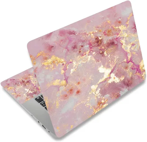Vista 20 de Adhesivo para laptop de 12.1-15.6 pulgadas, calcomanía reutilizable universal de vinilo para laptop, protector de arte impermeable en color panal