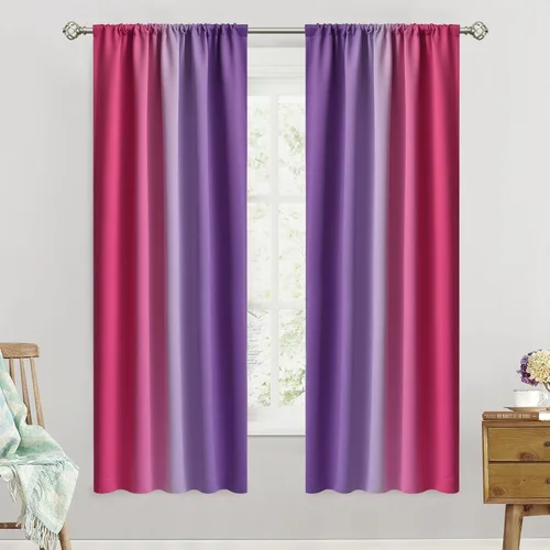 Vista 45 de SimpleHome Cortinas Pequeñas Negras Impermeables con Bolsillo para Barra Suave para Cocina, Cortinas Impermeables con Bolsillo para Barra