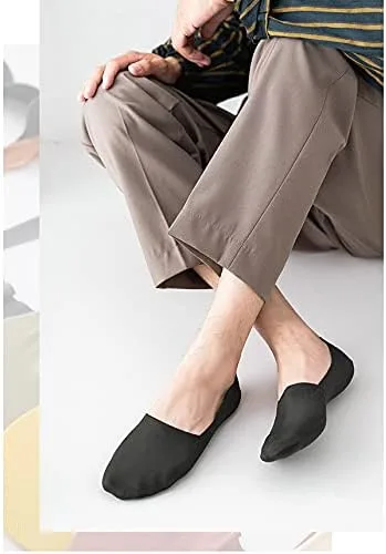 Vista 7 de Calcetines invisibles para mujeres y niñas forro de corte bajo antideslizantes invisibles ocultos frescos cómodos transpirables