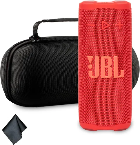Vista 9 de JBL Grip Altavoz Bluetooth portátil negro (JBLGRIPBK) – Resistente al agua e impermeable IP68 Bluetooth 5.4 Aumento de sonido AI Batería de 14