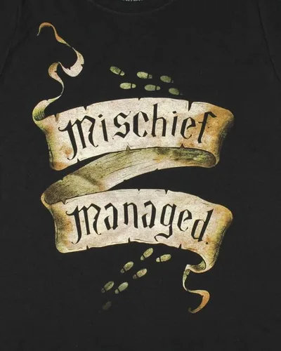Vista 3 de Harry Potter Camiseta Marauders Map Mischief Managed Juniors