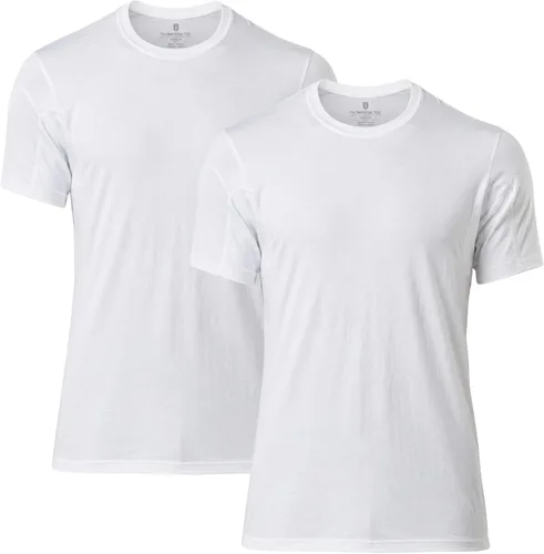 Vista 14 de Camiseta interior de algodón a prueba de sudor para hombre, bloqueo de olor Blanco