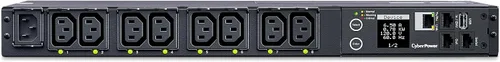 Vista 13 de CyberPower PDU41001 PDU conmutada, 100-120V/15A (reducido a 12A), 8 tomas, montaje en rack 1U