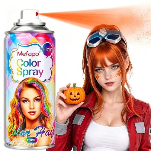 Vista 26 de Spray de color rojo para el cabello temporal para niños, mujeres y hombres
