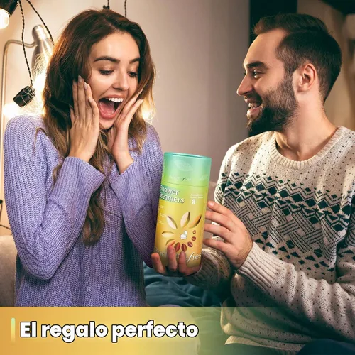 Vista 6 de Shower Steamers - Paquete de 8 rellenos de calcetines de aromaterapia para Navidad Citrus Sunrise