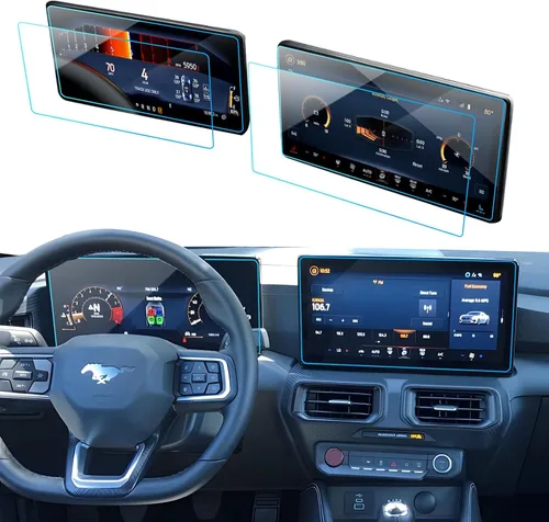 Vista 10 de Protector de pantalla de coche para Ford Edge 2024 2025 2023 2022 2021 (SE/SEL/ST-Line/Titanio/ST) Accesorios Protector de pantalla de vidrio