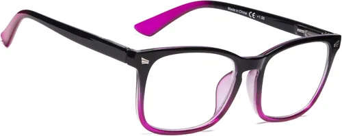 Vista 7 de BLUELESS Gafas de lectura para mujer - Lectores de moda para damas (Floral, 0.00)