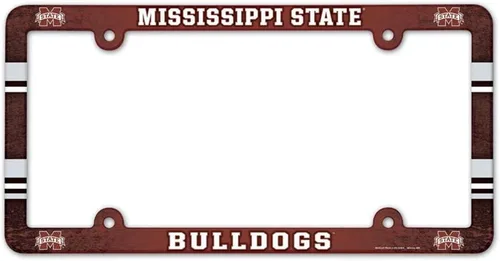Vista 22 de NCAA Placa de vehículo con marco a todo