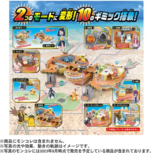 Vista 7 de Takara Tomy Pokemon Moncolle Kimi También Aumento Vortekers Transformación!