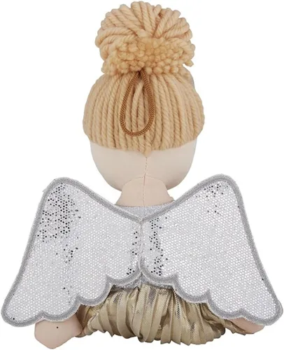 Vista 3 de Stephan Baby Plush Angel Doll, Silver Wings