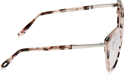 Vista 3 de Tom Ford Simona FT 0717 - Gafas de sol unisex color rosa y marrón
