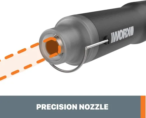 Vista 5 de Worx MAKERX WX743L.9 - Mini pistola de calor de 20 V (solo herramienta)