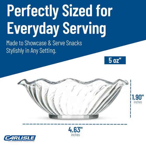 Vista 5 de Carlisle FoodService Products 453107 Mini vaso de plástico para parfait, 5 onzas, transparente (paquete de 24)