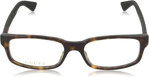 Vista 2 de Gucci - GG0012O-002 Marco óptico ACETATE Havana Transparente Negro