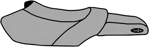 Vista 2 de Yamaha cobertor de asiento Wave Runner 760/ GP 1200/GP 800/ GP 760 Borgoña/Gris Oscuro