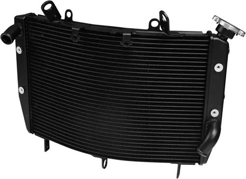 Vista 4 de TCMT Radiador de enfriamiento de aluminio del motor apto para YAMAHA YZF-R6 YZFR6 2006-2024 Reemplazar para 13S-12461-00-00/BN6-12461-00-00