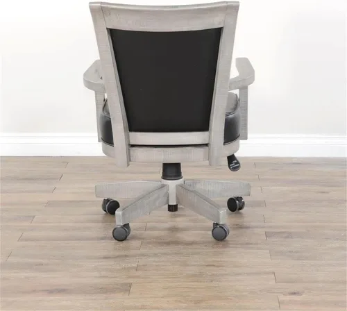 Vista 11 de Sunny Designs Doe Valley Caster - Silla de juego de póquer (gris alpino)