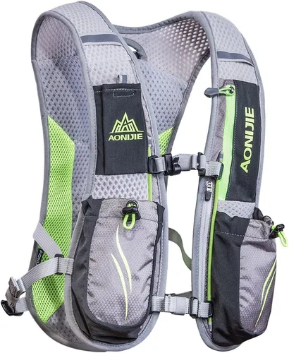 Vista 11 de AONIJIE Hydration Vest Pack Backpack 5L 5.5L Marathoner Running Vest Race Hydration for Women and Men Trail Run Hiking Jogging