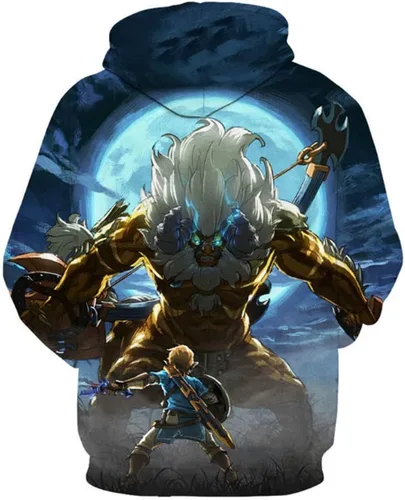 Vista 6 de CHLOBLOM Link - Sudadera con capucha para disfraz de cosplay