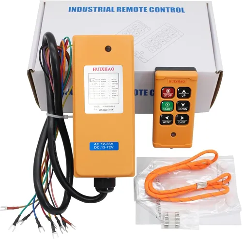 Vista 9 de HXH 8-Botón Inalámbrico Industrial Grúa Control Remoto, AC12-36V/DC13-72V