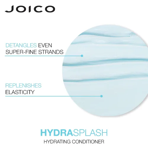 Vista 7 de Joico HydraSplash - Champú y acondicionador hidratante Para cabello fino, medio y seco Reponer la humedad Añade hidratación y suavidad Con