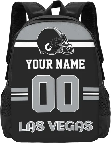 Vista 36 de Mochila de estilo de fútbol personalizado Mochila personalizada con nombre y número Mochilas personalizadas de alta capacidad bolsa regalos, Arizona